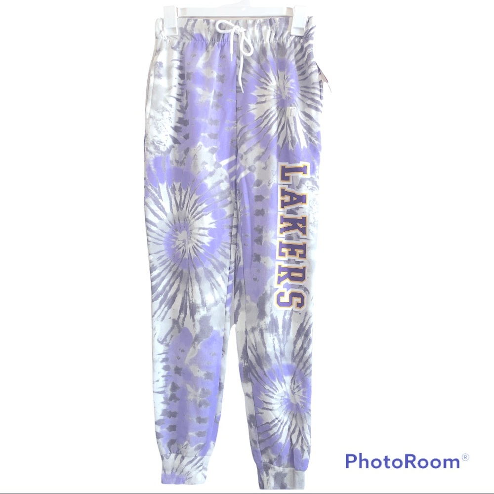 COPY - NWT NBA Lakers Jogger Sweats Tie Dye Sweats XS